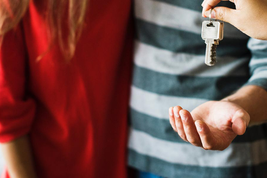 Keys handed to new homeowners